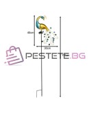 Соларна градинска лампа паун с 40 диода